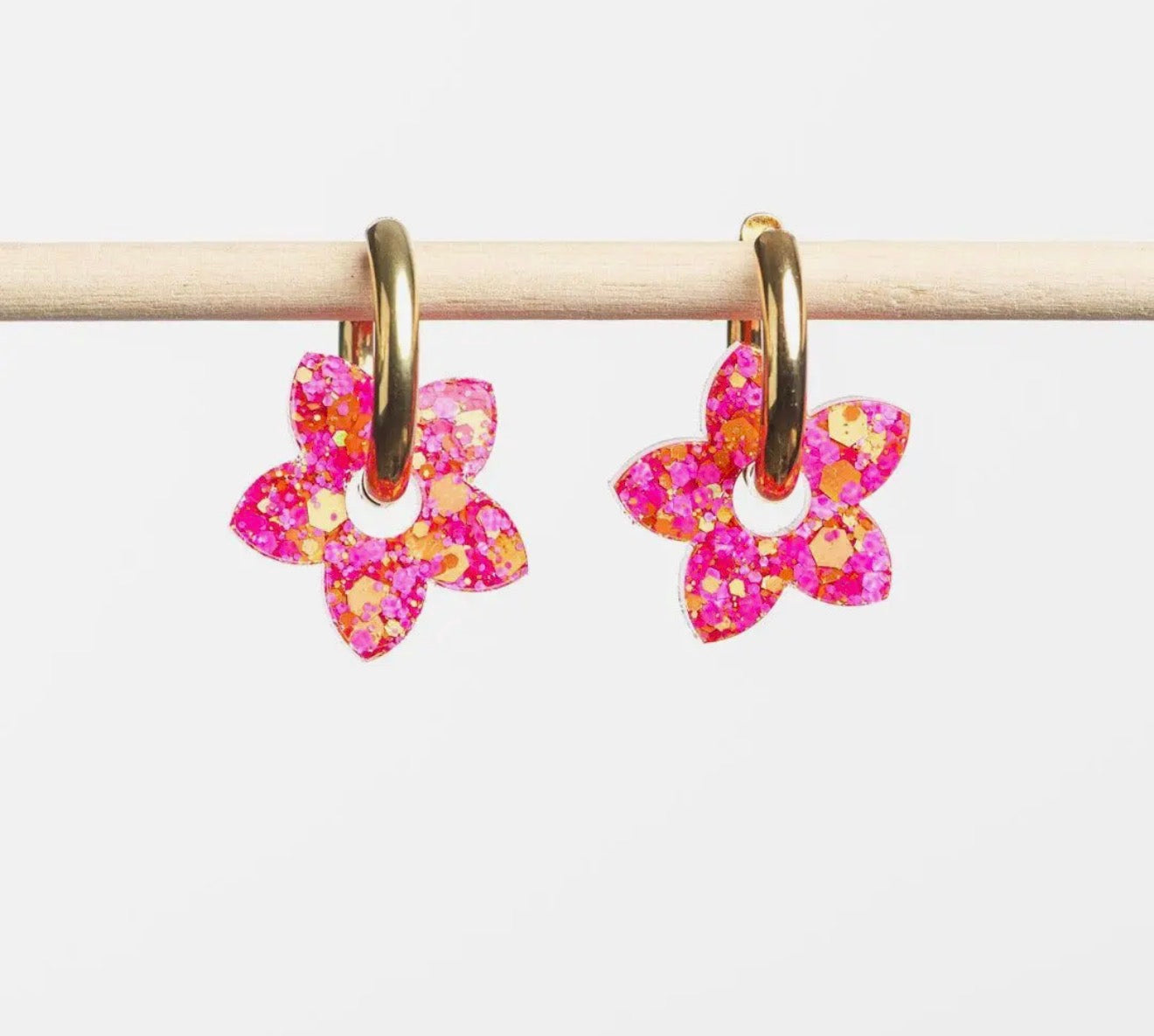Boucle d’oreille fleur