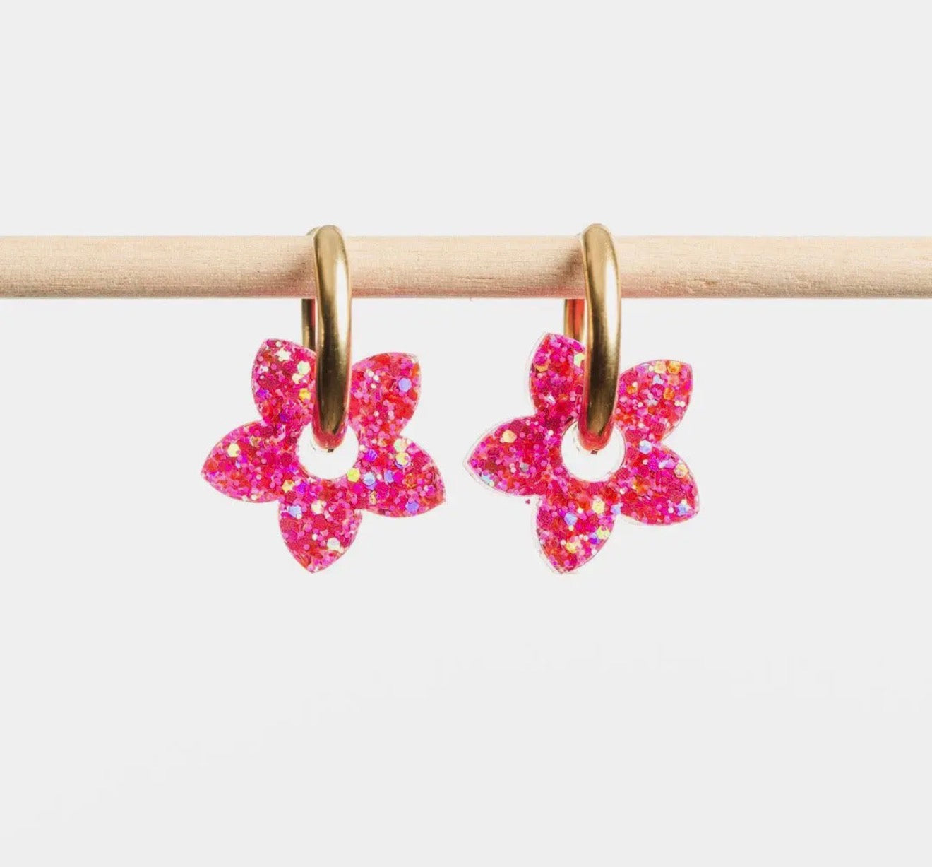 Boucle d’oreille fleur