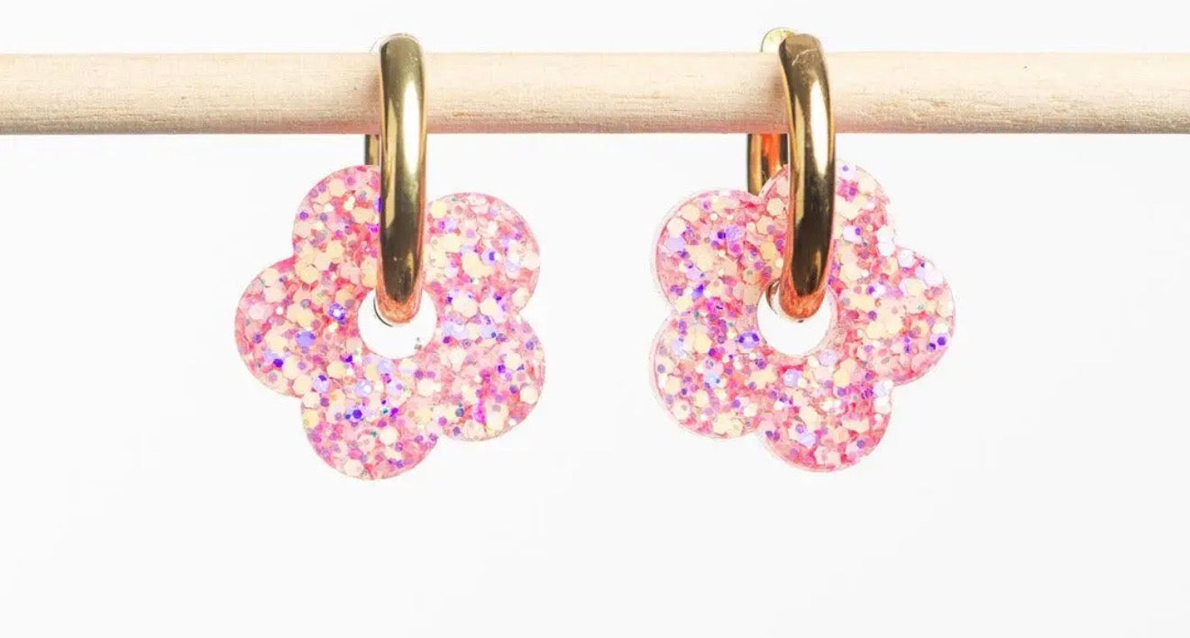 Boucle d’oreille fleur