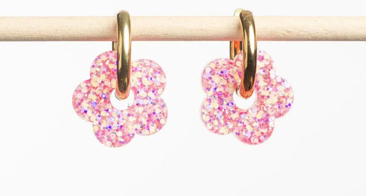 Boucle d’oreille fleur