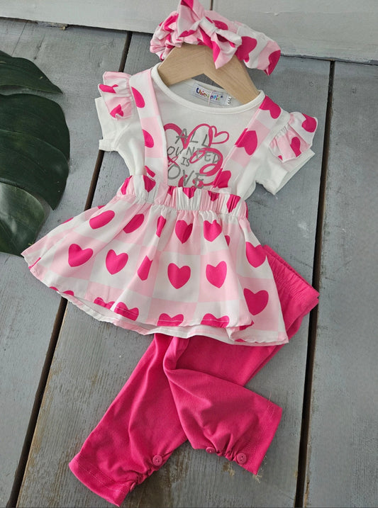 Ensemble bébé rose