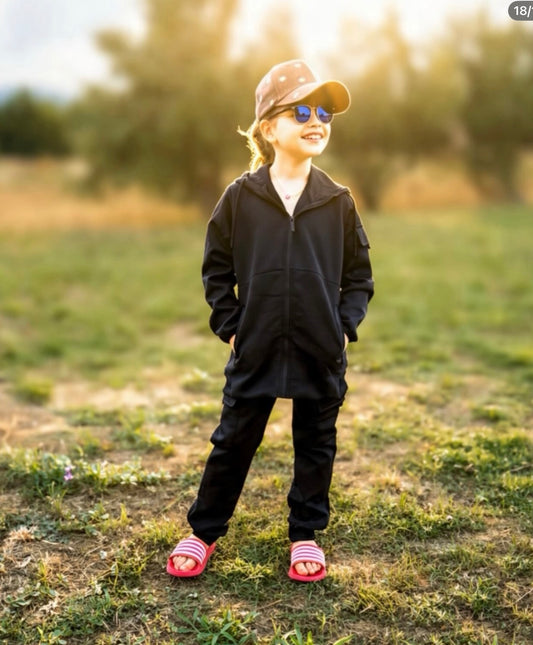 Ensemble jogging noir