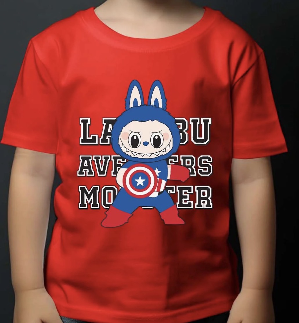 T-shirt labubu Rouge
